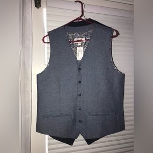 joseph abboud blue/grey Vest
